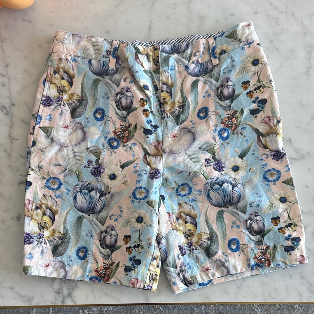 Burberry Floral Kids Formal Shorts - Multicolor